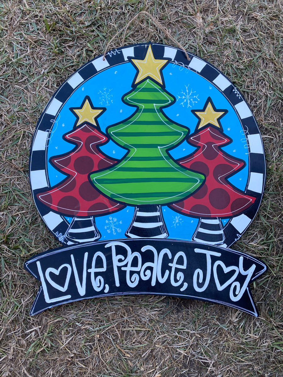 Santa Christmas Tree Topper – Porch Pride Door Hangers