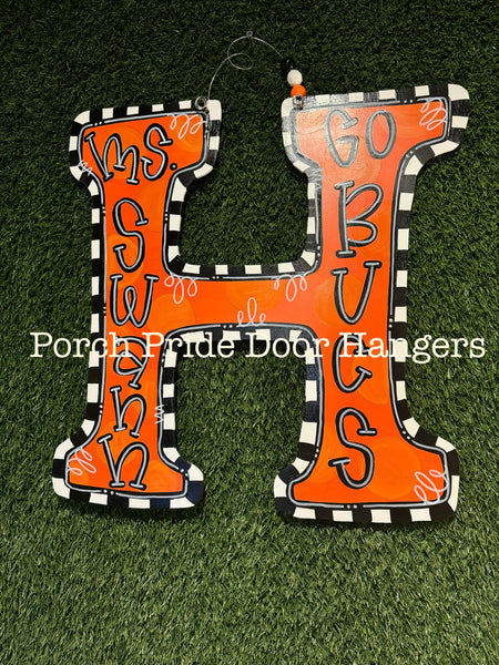 Hoover Bucs Door Hanger