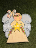 Beautiful  Christmas Angel Door Hanger