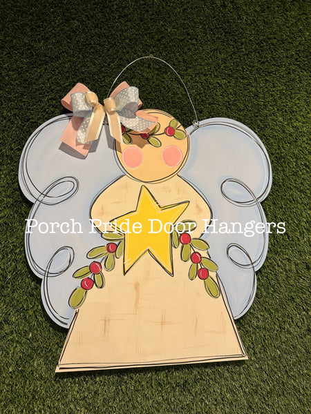 Beautiful  Christmas Angel Door Hanger