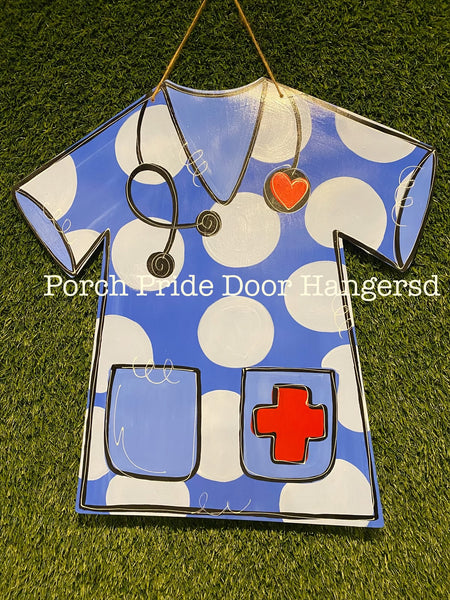 Nurse Scrub Door Hanger