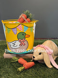 Large Easter Bucket - Mallard Duck Girl