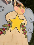 Beautiful  Christmas Angel Door Hanger