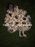 Chinoiserie Turkey Door Hanger
