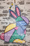 Quilted Patchwork Bunny Easter Door Hanger
