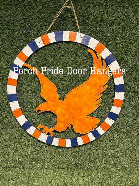 Auburn Flying Eagle Circle Door Hanger
