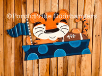 Baby Tiger Football Auburn Door Hanger