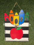 Box of Crayons Teacher Door Hanger