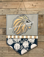 Briarwood Lions Door Hanger