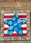 Celebrate America Patriotic Door Hanger