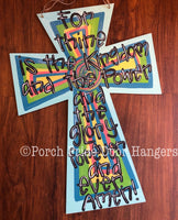 Custom Cross For Thine Is The Kingdom Door Hanger