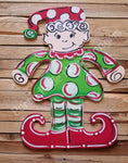 Elf Christmas Door Hanger