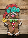Gingerbread Man Christmas Door Hanger