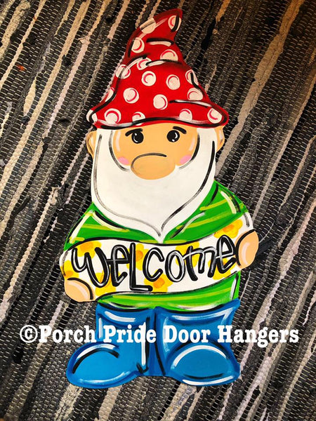 Gnome Welcome Door Hanger