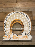 Golden Rainbow Teacher Door Hanger