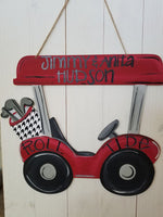 Golf Cart - Red Door Hanger