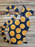 Happy Halloween Black Cat Door Hanger