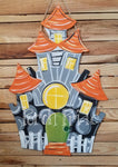 Happy Halloween Castle Door Hanger