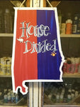State of Alabama House Divided 2 Door Hanger