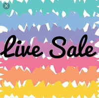 Live Sale Door hanger $25