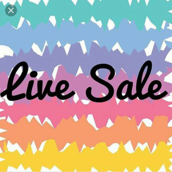 Live Sale Door Hanger $45