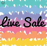 Live Sale Door hanger $15