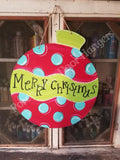 Merry Christmas Ornament Door Hanger