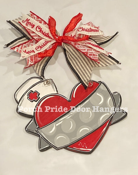 Nurse Love Christmas Ornament