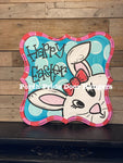 Petunia Cottontail Easter Door Hanger