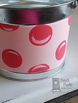 Pink Polka Dot Easter Bucket - Hand Painted