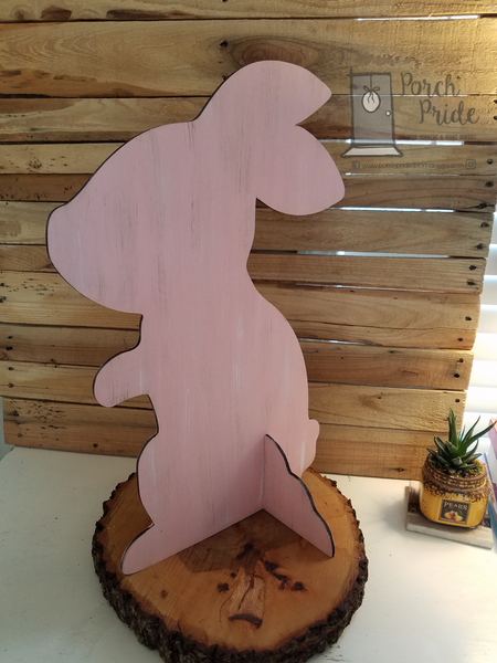 Pink Table Top Bunny
