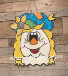 Scarecrow Fall Door Hanger Halloween Door Hanger