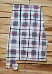 State of Alabama In Plaid Door Hanger