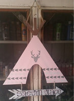 Tee Pee Door Hanger with Arrow