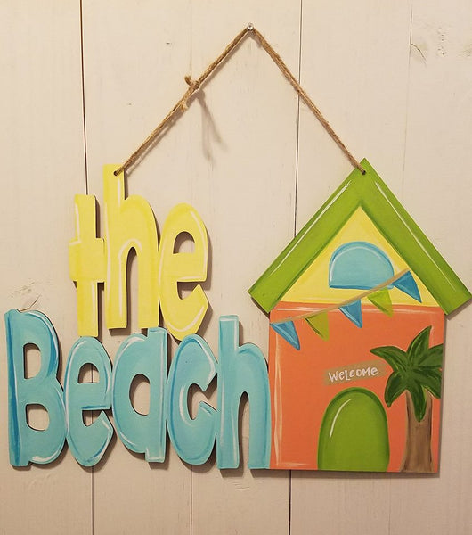 The Beach House Door Hanger