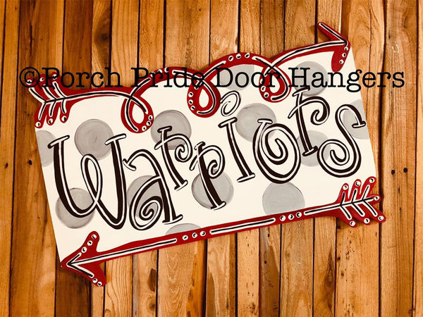 Thompson Warriors Door Hanger