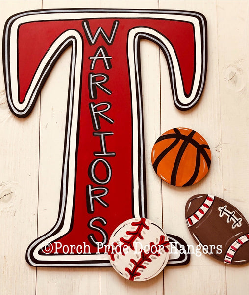 Thompson Warriors Sports Door Hanger - Interchangeable
