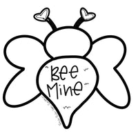 DIGITAL DOWNLOAD Bee Mine Bee - Template