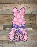 Bowtie Bunny Easter Door Hanger