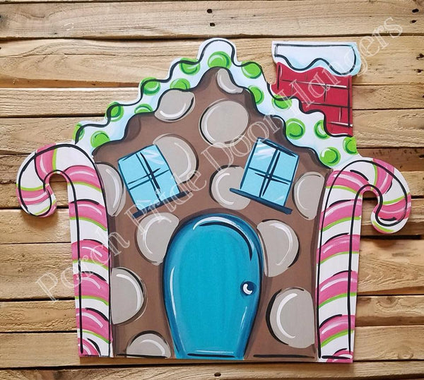Gingerbread House Door Hanger