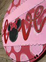 Mouse Love Valentine Door Hanger