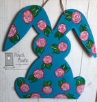 Floral Bunny Door Hanger