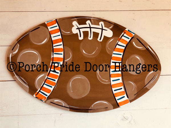 Football Auburn Door Hanger