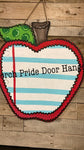 Teacher Paper Apple Door Hanger