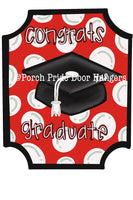 Graduation Door Hanger -Cap