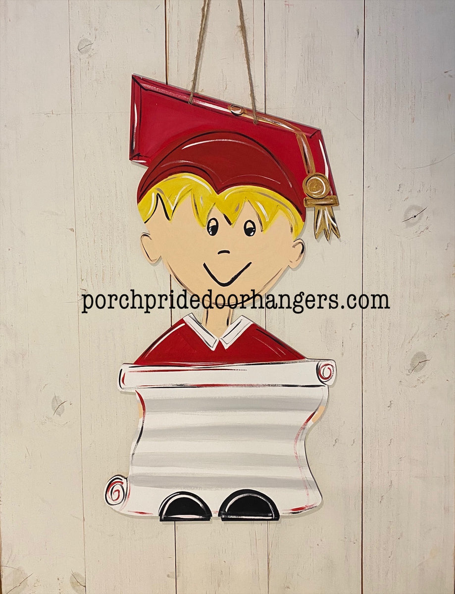 Class of 2020 Graduation Door Hanger Boy – Porch Pride Door Hangers