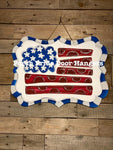 USA Flag Door Hanger