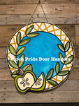 Fall Apple Round Door Hanger