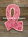 Breast Cancer Pink Ribbon Door Hanger 3